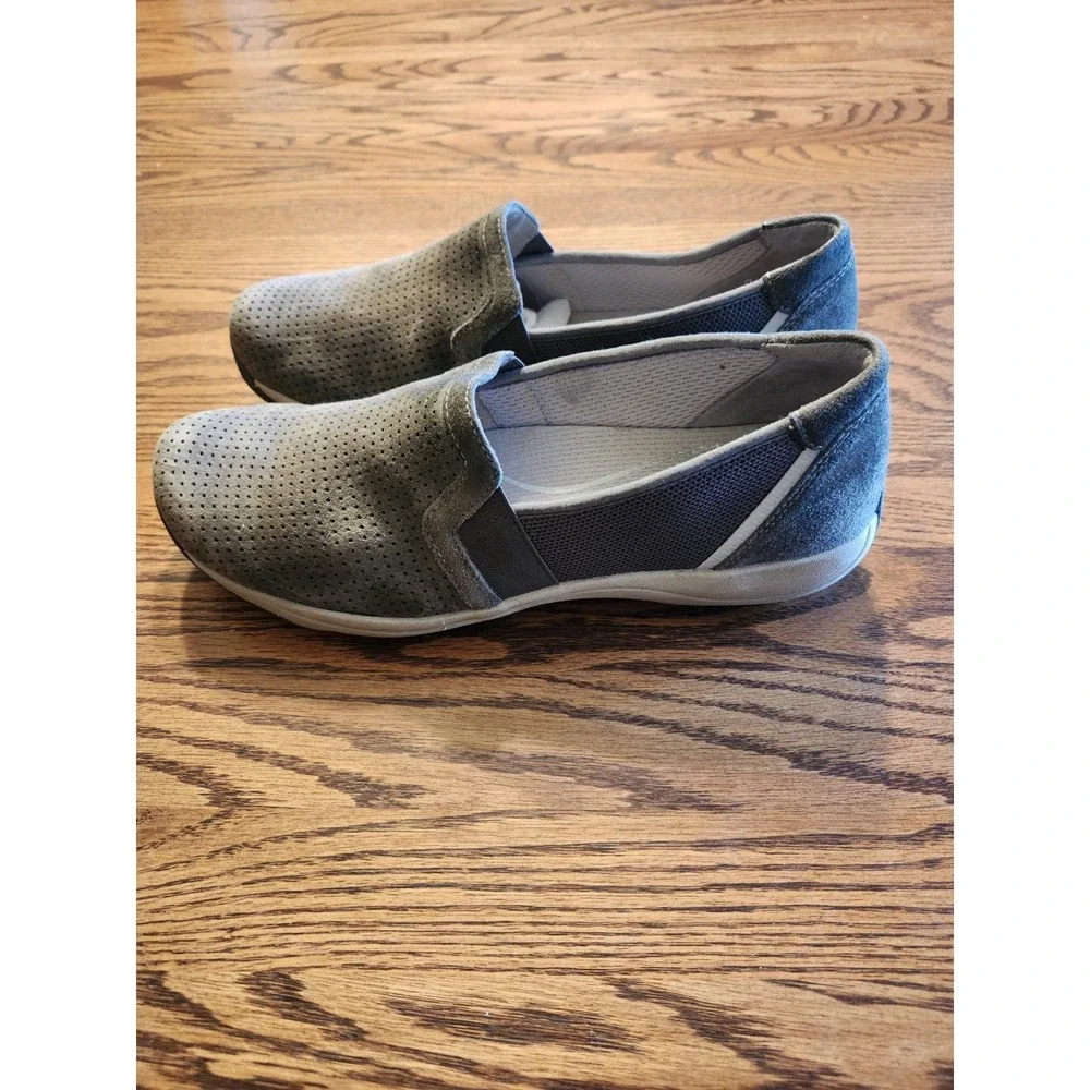 Dansko Women's‎ Halle Suede Leather Slip On Loafers Shoe Gray Sz EU 40/US 9.5-10